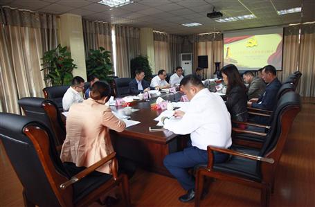 公司召开党委中心组（扩大）学习会议，，，，，， 集中学习贯彻党的十九大会议精神
