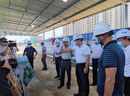 刘建俊到冶建广东公司项目调研